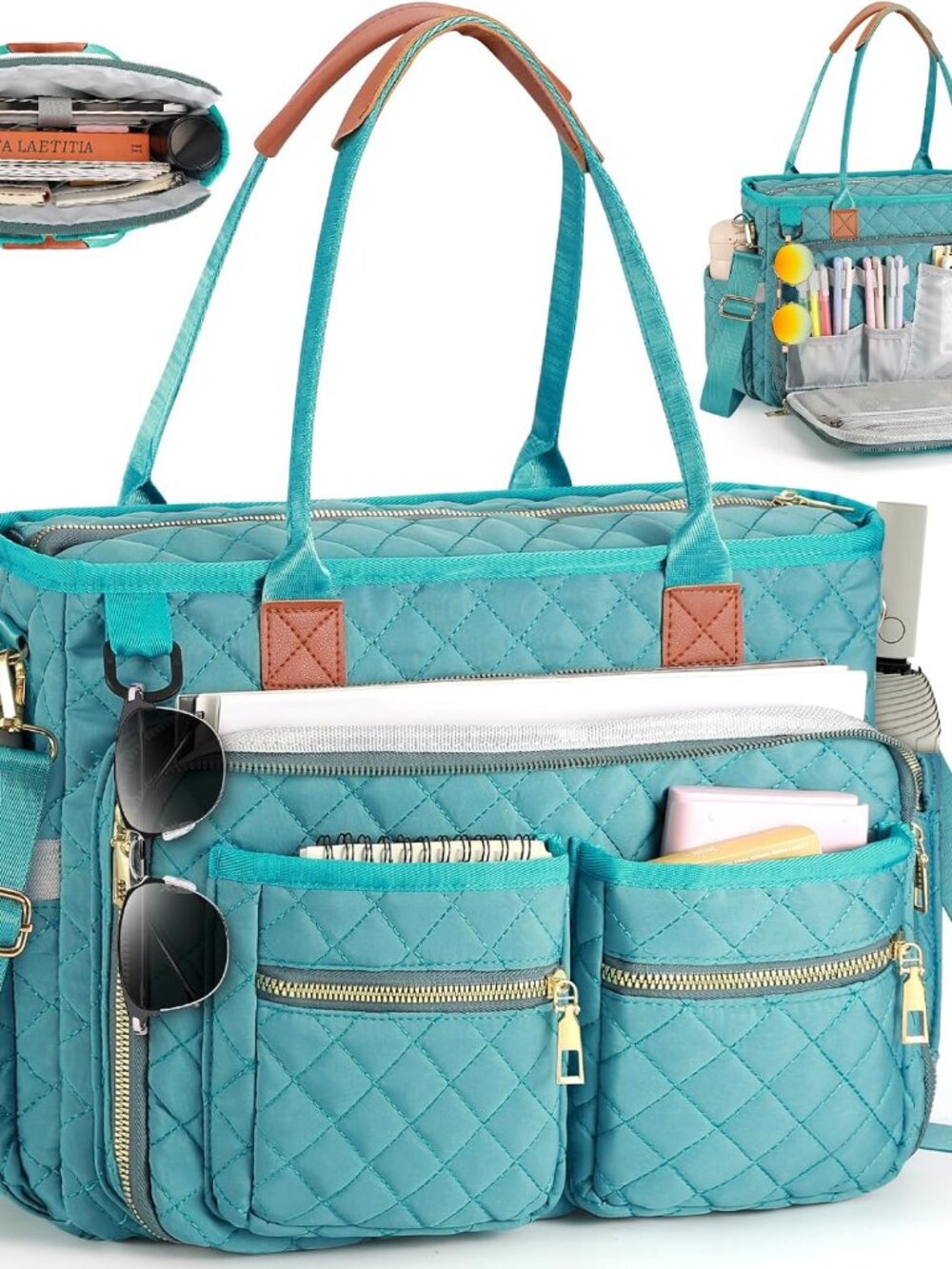 Teacher Tote Bag for Women Large Laptop Bags for Work Nursing Professional Compu
